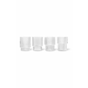 ferm LIVING un set de pahare Ripple Glasses 4-pack imagine