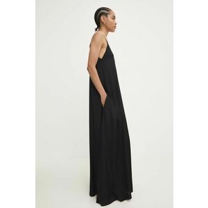 Answear Lab rochie culoarea negru, maxi, evazati imagine