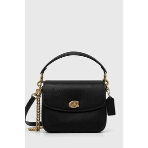 Coach poseta de piele Cassie 19 culoarea negru, CV437 imagine