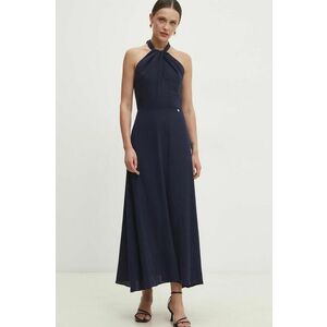 Answear Lab rochie culoarea albastru marin, maxi, evazati imagine