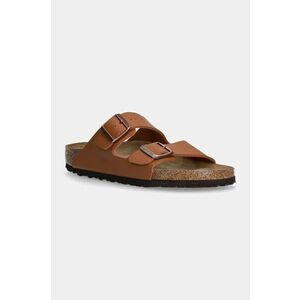 Birkenstock papuci Arizona femei, culoarea maro imagine