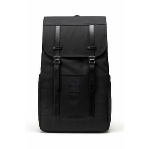 Herschel rucsac Herschel Retreat culoarea negru, mare, neted imagine