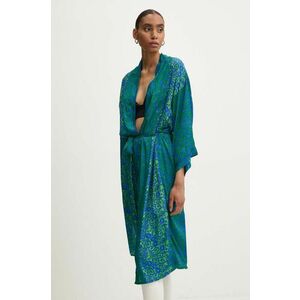 Answear Lab kimono culoarea verde, modelator imagine