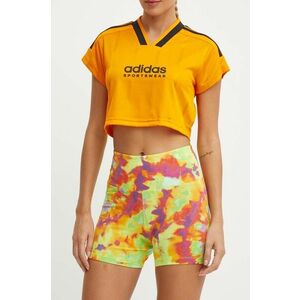 adidas Originals pantaloni scurti femei, modelator, high waist, IY7583 imagine