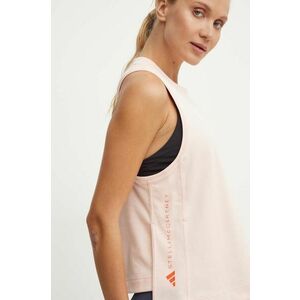 adidas by Stella McCartney top femei, culoarea roz, IW9885 imagine