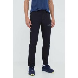 Salewa pantaloni de exterior Terminal Durastretch culoarea negru imagine