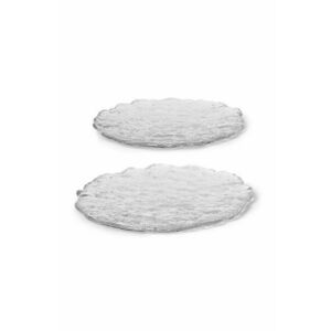 ferm LIVING un set de farfurii Momento Glass Stones L 2-pack imagine