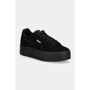 Puma sneakers din piele intoarsă Karmen II culoarea negru, 397457 imagine