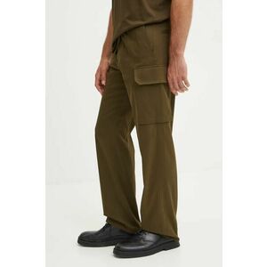 IRO pantaloni barbati, culoarea verde, cu fason cargo, MP23CILIO imagine