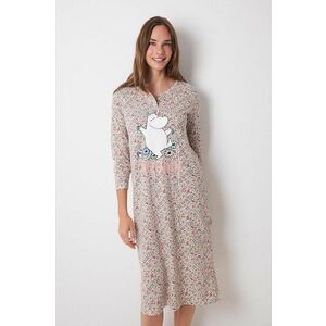 women'secret cămașă de noapte din bumbac Moomin culoarea roz, bumbac, 4448047 imagine