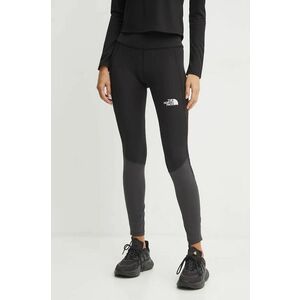 The North Face leggins sport Trail Run Tight femei, culoarea negru, neted, NF0A87K14GZ1 imagine