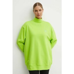 adidas by Stella McCartney bluză trening culoarea verde, neted, IW6318 imagine