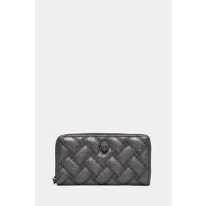 Kurt Geiger London portofel de piele SMALL LEATHER GOODS femei, culoarea gri, 3529564109 imagine