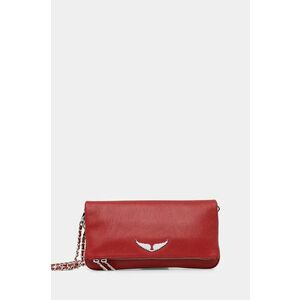 ZADIG&VOLTAIRE poseta de piele culoarea rosu, LWBA00001 imagine