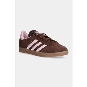 adidas Originals sneakers din piele intoarsă GAZELLE culoarea maro, JH5666 imagine