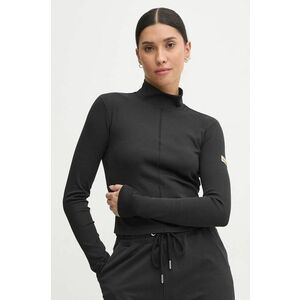 Columbia longsleeve Wallowa femei, culoarea negru, cu turtleneck, 2090931 imagine