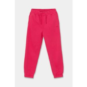 Abercrombie & Fitch pantaloni de trening pentru copii culoarea violet, melanj imagine