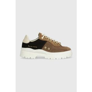 Filling Pieces sneakers din piele întoarsă Court Serrated topaz culoarea maro, 71633831933 imagine