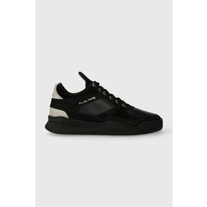 Filling Pieces sneakers din piele Low top Ghost Paneled culoarea negru, 10120631284 imagine