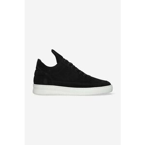 Filling Pieces sneakers din piele întoarsă Low top Perforated culoarea negru, 10120101861 imagine