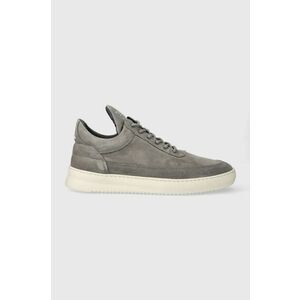 Filling Pieces sneakers din piele întoarsă Low top Suede culoarea gri imagine