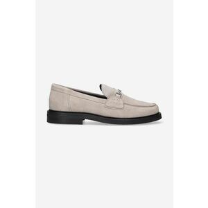 Filling Pieces mocasini din piele întoarsă Loafer Suede culoarea gri, 44222791108 imagine