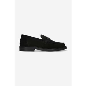 Filling Pieces mocasini din piele întoarsă Loafer Suede culoarea negru, cu toc plat, 44222791861 imagine