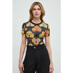 Versace Jeans Couture tricou femei, culoarea negru imagine