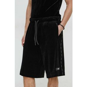 Versace Jeans Couture pantaloni scurti barbati, culoarea negru imagine