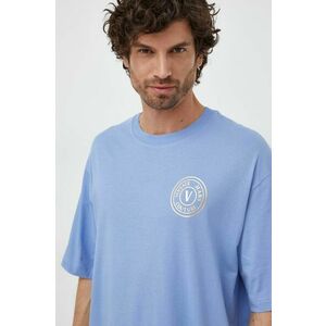 Versace Jeans Couture tricou din bumbac barbati, cu imprimeu imagine