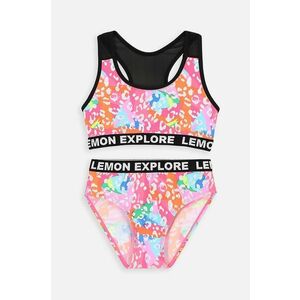 Lemon Explore costum de baie pentru copii din două piese culoarea roz imagine