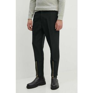 Versace Jeans Couture pantaloni barbati, culoarea negru, drept, 77GAA122 N0357 imagine