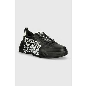 Versace Jeans Couture sneakers din piele Stargaze culoarea negru, 77YA3SF1 ZP328 899 imagine