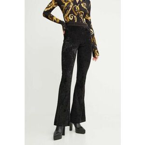 Versace Jeans Couture colanti femei, culoarea negru, neted, 77HAC107 J0153 imagine