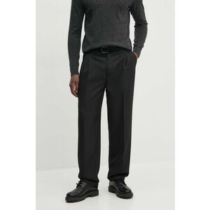 Versace Jeans Couture pantaloni barbati, culoarea negru, drept, 77GAA125 N0309 imagine