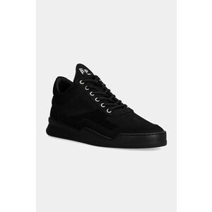 Filling Pieces sneakers din piele intoarsă Low Top culoarea negru, 25255111847 imagine