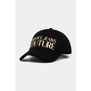 Versace Jeans Couture șapcă de baseball din bumbac culoarea negru, cu imprimeu, 77HAZK32 ZG207 imagine