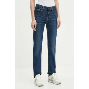 Levi's jeansi 724 HIGH RISE STRAIGHT femei, culoarea albastru marin, 18883 imagine