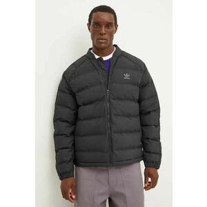 adidas Originals geaca SST Down Jacket barbati, culoarea negru, de iarna, IZ1841 imagine