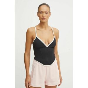 adidas Originals top Atlanta Corset culoarea negru, neted, IW5675 imagine