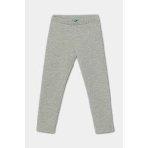 United Colors of Benetton leggins copii culoarea gri, melanj, 35Q2CF03M imagine