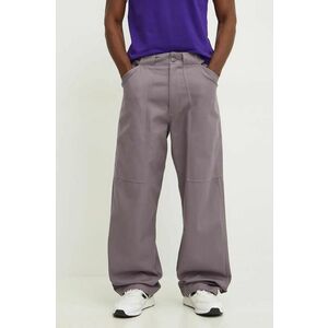 adidas Originals pantaloni barbati, culoarea gri, drept, IY0140 imagine