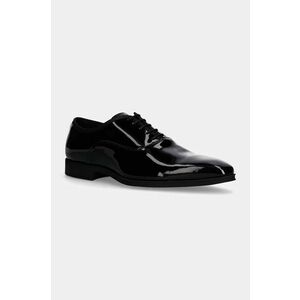 BOSS pantofi de piele Theon barbati, culoarea negru, 50529256 imagine