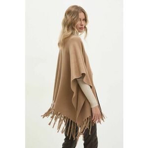 Answear Lab poncho culoarea maro, light imagine