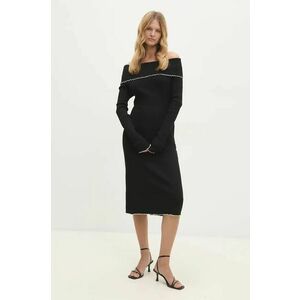 Answear Lab rochie culoarea negru, mini, mulata imagine