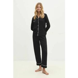 Answear Lab pijama femei, culoarea negru imagine