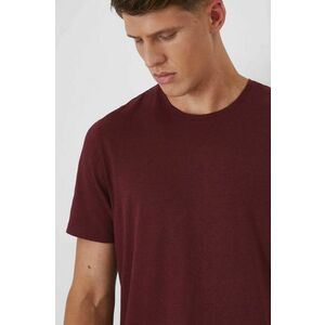 Medicine tricou barbati, culoarea bordo, melanj imagine