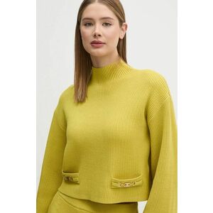 Gaudi pulover femei, culoarea galben, cu turtleneck, 421FD53024 imagine