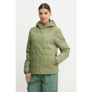 Roxy geaca Wind Bliss Hooded femei, culoarea verde, de tranzitie, ERJJK03618 imagine