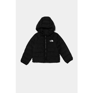 The North Face geaca reversibila pentru copii REVERSIBLE PERRITO HOODED JACKET culoarea negru, NF0A88VJJK31 imagine